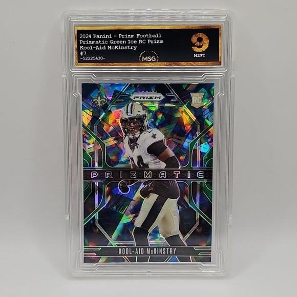 2024 Panini Prizm Prizmatic Prizms Green Ice #7 Kool-Aid McKinstry - Picture 1 of 2